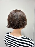 30代40代　ウェーブボブ　2606