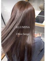 リル 住吉店(LiL)&nbsp;ロングレイヤー×オリーブベージュ