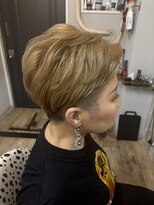 くらげ美容院 武蔵小杉 ハイトーンショート