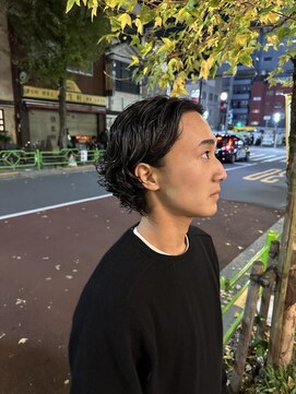アーカイブトウキョウバーバーショップ 東京駅グランスタ八重洲店(Archive Tokyo) 東京駅/八重洲/理容室/メンズサロン/ナチュラルカールボブ
