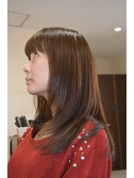 ヘアーサロン デペント(HAIR SALON Depend) 『ミディアムストレート×アッシュ♪』