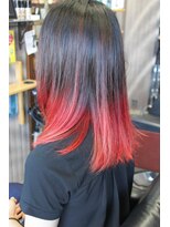 オーバーキャプテンネイキッド(OVER CAPTAIN NAKED)&nbsp;ルージュレッドグラデーションonロコル