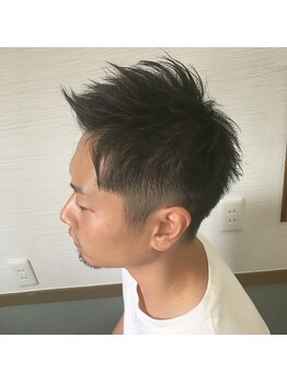 バーバーショップカルム(BARBER SHOP Calm)の写真/髪が伸びても“再現性が高い＆モチが良い”スタイルで、忙しい朝もスタイリングが楽チンに♪