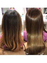 アルル 銀座(alulu)&nbsp;【before→after】　ビューティーアッシュ