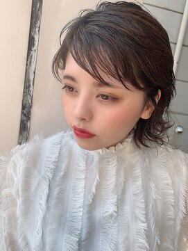 ボタニウム バイ アールサロン(BOTANIUM by RrSALON) 外ハネシースルーバングボブ☆AMU