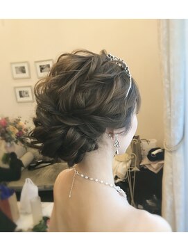 マチュレ 上野店(Mature) ブライダルアレンジアップ ルーズアップ  シニヨン
