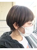 ショートボブ/ハイライト