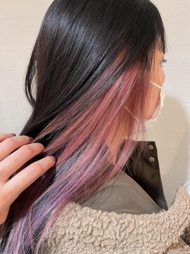 リアン 上尾店(Rien) マロンベージュ/Aラインボブ/かきあげバング[上尾/上尾駅]