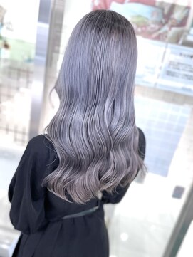 アッシュ 立川店(Ash) 似合わせカット/シルバー/くびれヘア/韓国風
