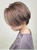 《SOYON》透明感ラベージュハンサムショート