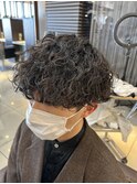 波巻きパーマ