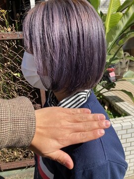 グランバイ アトリエドングリ(Grand × AtlierDonguri) 髪質改善 ビフォーアフター その247(ブルーカラー)