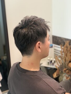 ビジョルノ つくばみどりの店(Begiorno) アップバングショート【ツーブロック刈り上げ黒髪短髪】