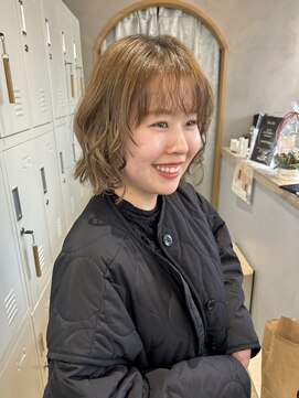 ロンドアジュール 横浜(Lond azur) ★パーマ×ボブ！おすすめです！ブリーチ要相談！横浜ボブパーマ