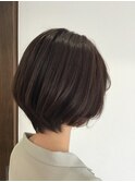 上品ショート マットベージュ