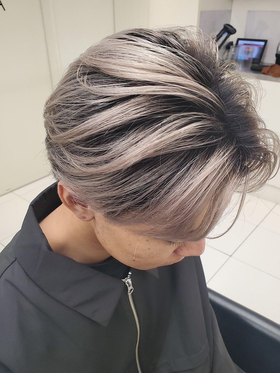 メンズホワイトベージュバレイヤージュ:L210496399|トニー メンズホワイトベージュバレイヤージュ:L210496399|トニー