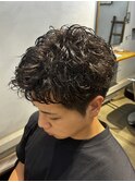 スパイキーショートパーマ　クシャっと10秒セット◎