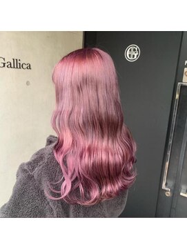 オレンジ(orange) 【大嶋】ピンクヘアー