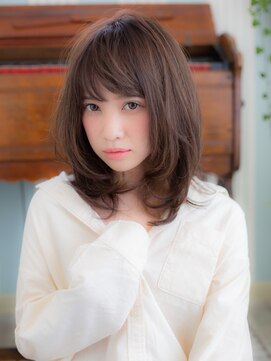 エクファ ヘアエステアンドスパ(ex-fa hair esthe&spa) 前髪/アンブレラカラー/こなれミディ/イメチェン/ウェーブパーマ