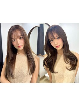 《スタイリングが苦手な方も◎》自宅でもサロンクオリティを出せる、再現性の高い顔周りレイヤーカット＊