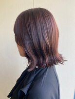 カシェ リタ ヘアー(CACHE'&RITA HAIR)&nbsp;ピンクラベンダー◯切りっぱボブ◯外ハネボブ◯顔周りカット