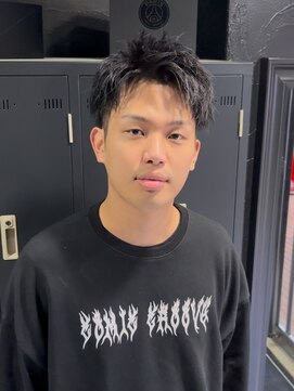 アウル 心斎橋(owl) 【アップバングショート】短髪/メンズカット/刈り上げ