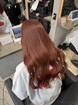 ラピステン 福岡天神 大名店(Lapis) ブリーチなしピンクブラウン