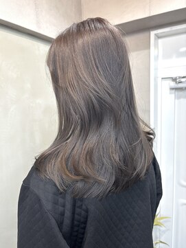 ファビ 渋谷(Fab) くびれヘア/暗めカラー/アプリコットオレンジ/縮毛矯正