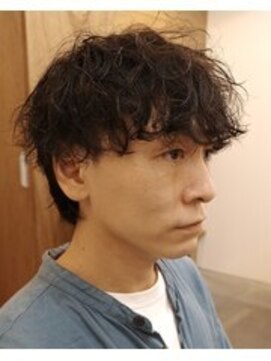 ブラウン バイ イフ 福島(BROWN by if) メンズシャドウパーマ