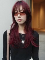 ネハス 名古屋栄店(nehus.)&nbsp;ウルフカット/レイヤーカット/ブリーチなしダブルカラー