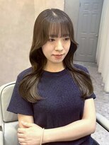 ジーナ 天神(Zina)&nbsp;韓国ヘア/レイヤーカット/顔周りカット/グレージュカラー