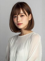 ビューティシモ 所沢(Beautissimo)&nbsp;ベージュカラー 丸みボブ ワンカール ダメージレス 艶カラー