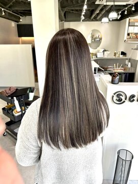 エルピス 大和店(elpis) 白髪に合わせた白髪ぼかしハイライト