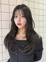 ルームバイシー 新宿(Loom. by Sea)&nbsp;□ 伸ばしかけヘア×ブリーチなしカラー ［髪質改善］