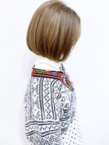 モリオ フロム ロンドン 成増店&nbsp;【morio成増/玉井】ミニボブ　ベージュ　ダブルカラー