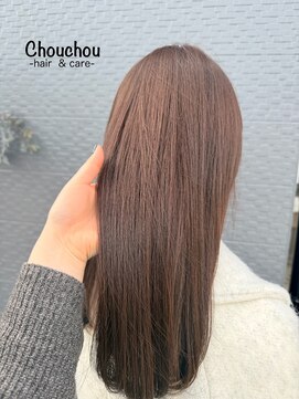 シュシュ(Chouchou) やわらかいマロンカラー/10代20代30代40代