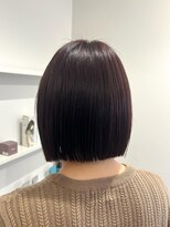 シニエ バイ ビセオ(Signet by VISEO)&nbsp;【Signet by VISEO】切りっぱなしボブ×チェリーレッド