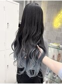 水色グラデーションカラー　【ayami】