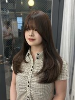 ココロ(COKORO)&nbsp;beige brown × layer cut