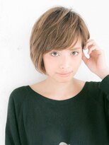 リリアン 表参道(relian) 耳かけアレンジも決まる☆ハイライトショート