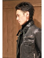 ★Ms hair★mens　otona Black 04