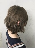 切りっぱなしボブグレージュ/タンバルモリ/ 池袋