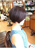 アヴェダカラーでツヤツヤショートボブ【BELL桜新町/用賀】