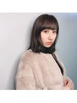 クラン(clan)&nbsp;clan<色っぽふんわりミディ　アッシュカラー＞