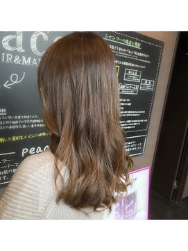 ヘアーアンドメイク ピース(HAIR&MAKE peace) シアーグレージュ