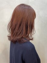 ヘアスタジオダップ(hair studio dap)&nbsp;ミディアムレイヤー×ピンク