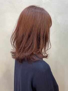 ヘアスタジオダップ(hair studio dap) ミディアムレイヤー×ピンク