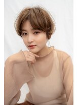 オースティン 門前仲町(AUSTIN)&nbsp;大人前髪セシルカットココアブラウンフリンジウェーブ