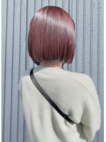 ネオヘアー 東向島店(NEO Hair) きりっぱなしボブ×桜カラー