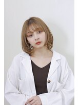 ルーフ 用賀(ROOF)&nbsp;【ROOF用賀店】内巻きボブ/ヌーディベージュ#トリートメント